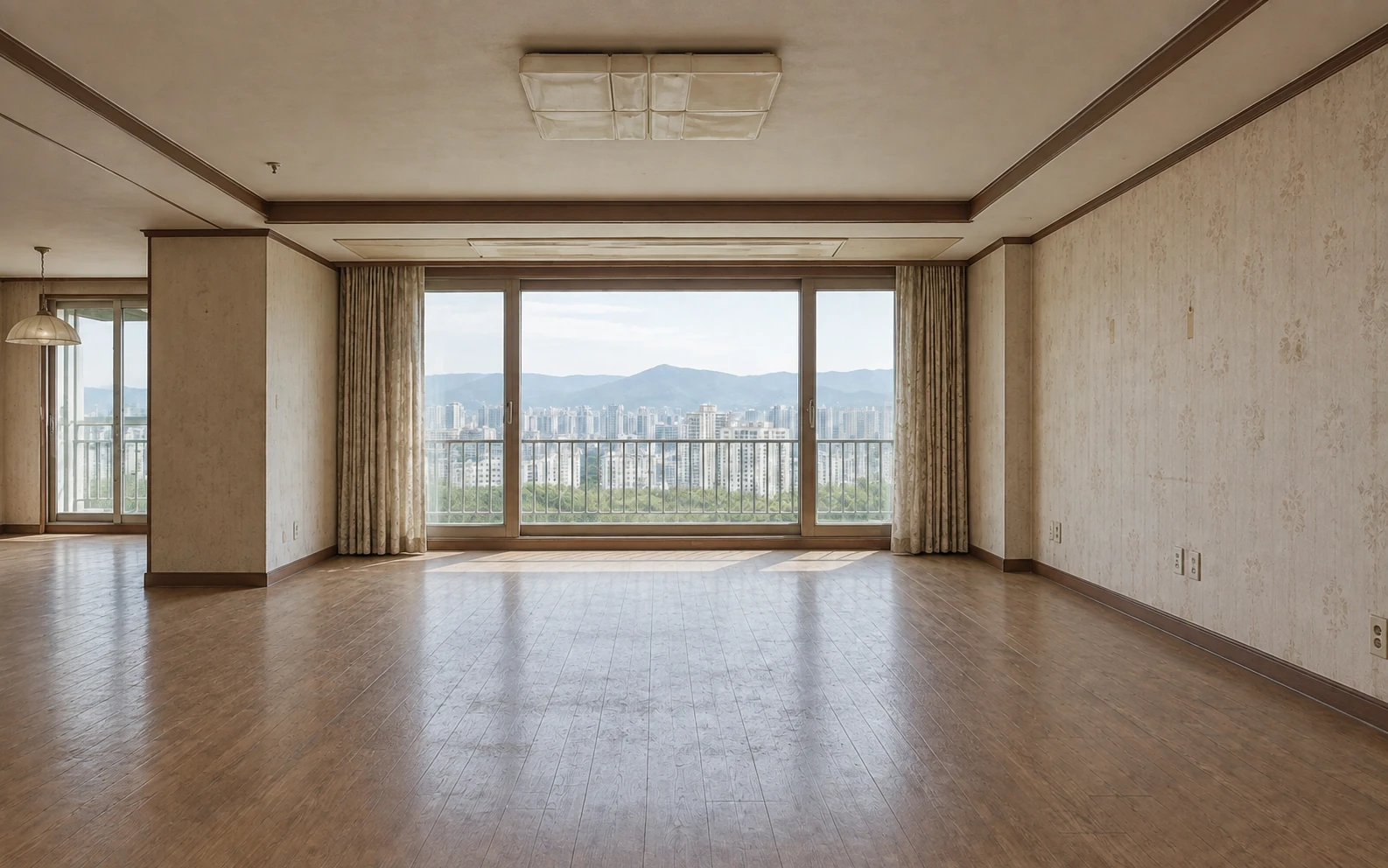 반도보라스카이뷰 리모델링 전 거실