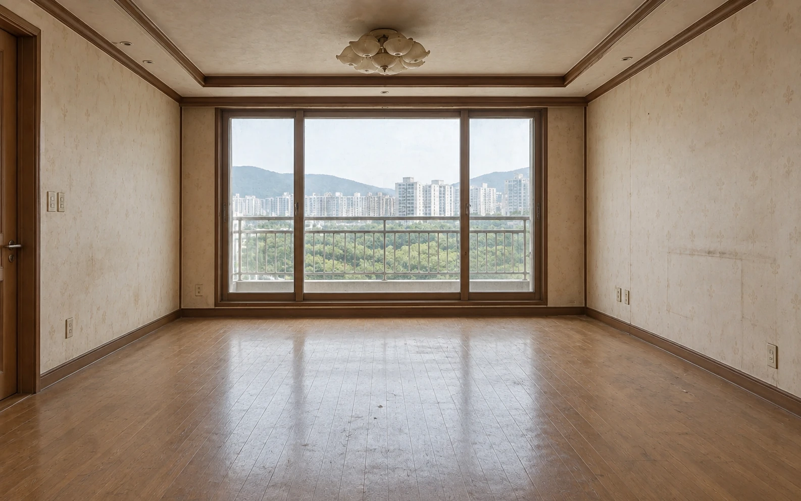 동래럭키 리모델링 전 거실